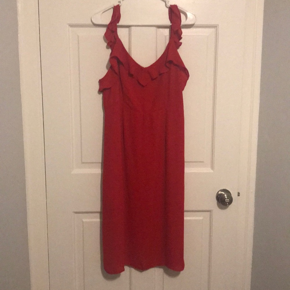 Red dress